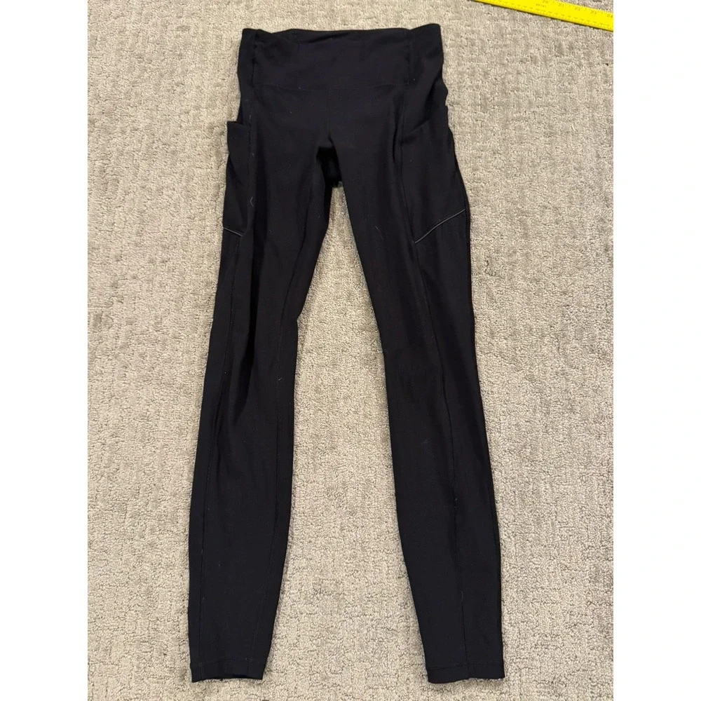 Lululemon Leggings Women's Size 4 Black • (T1)